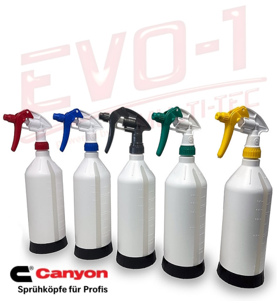 EVO-1 Detailing Pro 1L Sprühflasche mit Canyon Sprühkopf